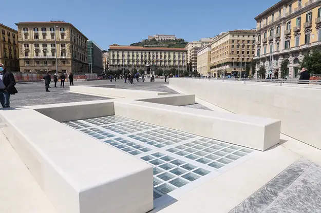 Particolare di Piazza Municipio